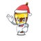 Santa mangonada fruit mascot cartoon