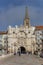 Santa Maria bridge and historic city gate in Burgos