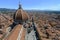 Santa Maria del Fiore cathedral - above Florence, Italy