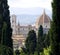 Santa Maria del Fiore Firenze panorama Monti cupola architetto Brunelleschi storia marmo colorato