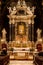 Santa Maria del Popolo Church. Rome. Italy. Worshipers and altar