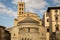 Santa Maria della Pieve on piazza Grande in Arezzo, Tuscany, Italy