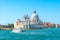 Santa Maria della Salute Church Grand Canal Boats Venice Italy