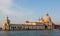 Santa Maria della Salute church on a sunrise, Venice