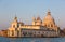 Santa Maria della Salute church on a sunrise, Venice