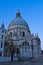 Santa Maria della Salute church before sunrise in Venice