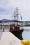 Santa Maria pirate tourist ship in the Rethymno harbour