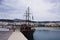 Santa Maria pirate tourist ship in the Rethymno harbour