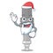 Santa miniature spark plug in cartoon shape