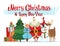 Santa, Missis Claus, elf kids, helpers, family