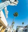 Santa Monica boulevard sign in Beverly Hills