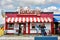 SANTA MONICA, CALIFORNIA - 15 MAY 2021: Pier Burger is a counter-serve food stand on the pier known for burgers, fries, custard