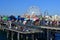 Santa Monica, California, USA - july 15 2016 : picturesque pier in summer