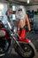 Santa on a motorcycle