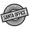 Santa Office rubber stamp