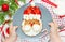 Santa pancake - Christmas breakfast idea for kids , adorable pan