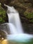 Santa Petronilla waterfalls in Biasca, Switzerland