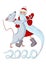 Santa, rat, tango, New year, 2020, chinese symbol