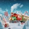 Santa`s Christmas train