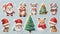 Santa\'s cute Moments: Festive Stickers