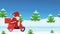 Santa\\\'s delivery (daytime, fit forest, loop)