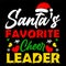 Santa\\\'s Favorite Cheer Leader, Merry Christmas shirts Print Template, Xmas Ugly Snow Santa Clouse New Year