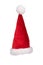 Santa\'s hat standing straight isolated on pure white