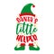 Santa\\\'s little helper - cute ELF hat and shoes.