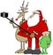 Santa\'s new selfie stick