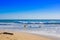 Santa Teresa, Costa Rica - June, 28, 2018: Outdoor view of surfers on the beach of Santa Teresa in a beautiful sunny day