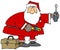 Santa With Tools