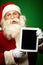 Santa with touchpad