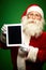 Santa with touchpad