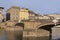 Santa Trinita bridge over Arno River in Florence