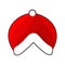 Santa Turban. East Islamic Headdress. Red cap whit fur. Muslim C