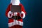 Santa using a laptop