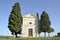 Santa Vitaleta chapel in Val d`Enza, in Tuscany