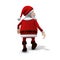 Santa walking away