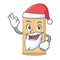 Santa wooden cutting board mascot cartoon