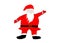 santaclaus stand for icon logo web graphic cartoon.