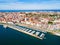 Santander city aerial view, Spain