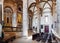 Santarem, Portugal - Altar and Nave with Tuscan columns of the Igreja da Misericordia church