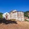 Santarem, Portugal. Gothic apse of the Igreja de Santa Cruz Church