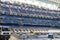 Santiago Bernabeu. Stadium. Interior of the Santiago BernabÃ©u stadium with the construction process for the complete renovation