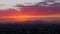 Santiago city sunset panorama Chile