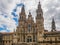 Santiago de Compostela Cathedral in the Obradoiro square in Santiago de Compostela