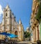 Santo Angel Custodio Church with Revolution museum Dome on background - Havana, Cuba