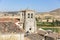 Santo Domingo church on a summer day in Castrojeriz, Burgos