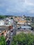 Santo Domingo, Domincan Republic, cica September 2022 - aerial view over poor suburbs