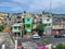 Santo Domingo, Domincan Republic, cica September 2022 - aerial view over poor suburbs